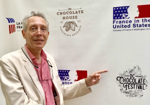 Alain d'Aboville à un festival du chocolat à Washington